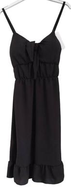 Jurk spagetti bandjes met franjes - zwart mt L, Kleding | Dames, Jurken, 72o4gh 17, Zwart, Maat 42/44 (L), Nieuw
