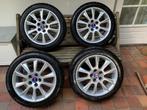 Saab Aero velgen + winterbanden 17 inch, Auto-onderdelen, Banden en Velgen, Ophalen, Gebruikt, Banden en Velgen, 17 inch