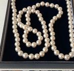 Parel ketting  Geknoopte Chique uit 1960, Sieraden, Tassen en Uiterlijk, Kettingen, Ophalen of Verzenden, Zo goed als nieuw, Wit