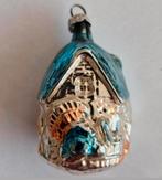 Oude kerstbal Huisje met Kalkoen, Diversen, Kerst, Ophalen of Verzenden, Zo goed als nieuw