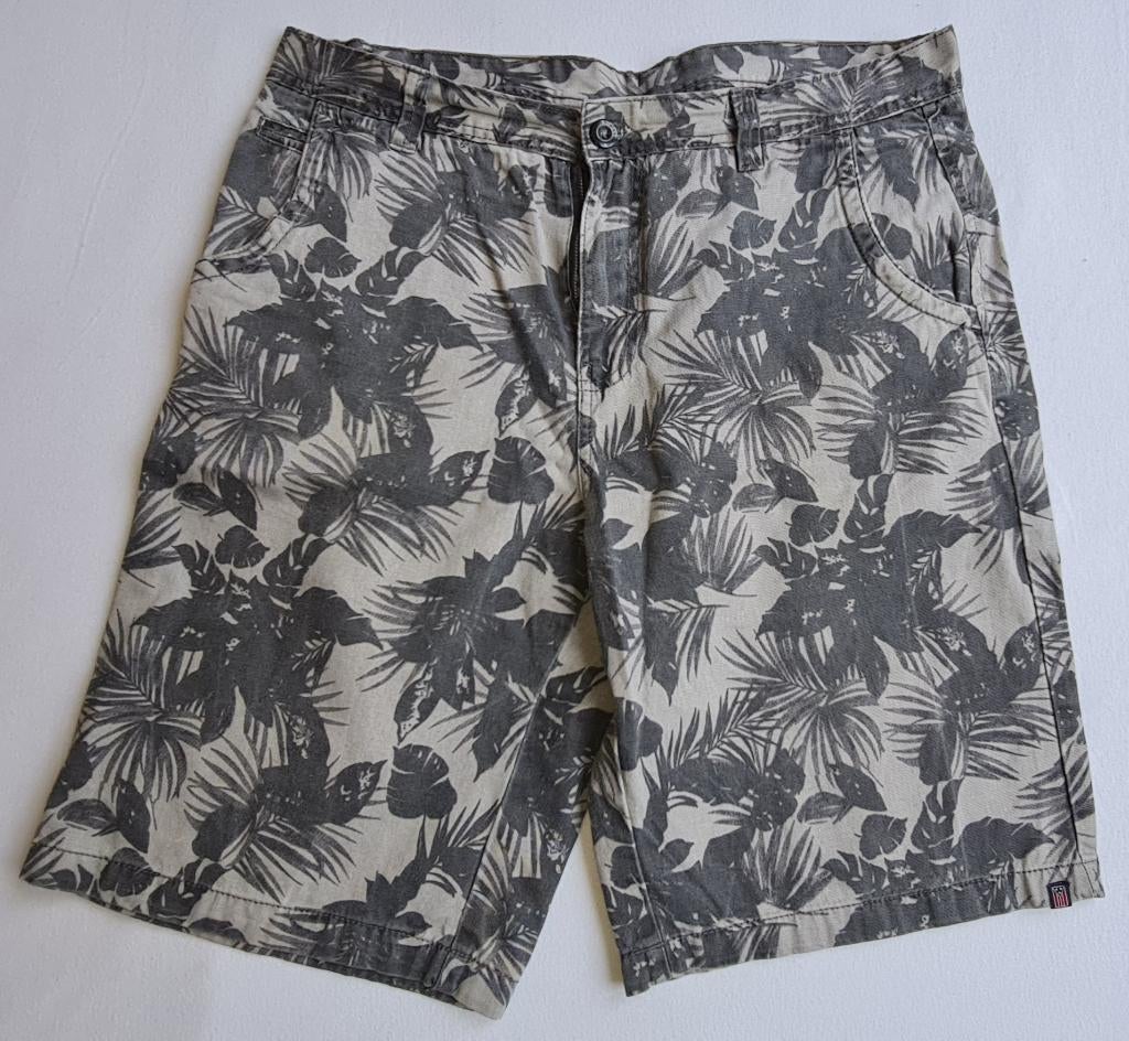 Nielsson - Short met camouflage print - Maat XL, W32 (confectie 46) of kleiner, Zo goed als nieuw, Grijs, Nielsson