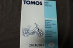 Tomos 25 45 Standard Luxe Classic Quadro 2003/04 parts list, Fietsen en Brommers, Handleidingen en Instructieboekjes, Ophalen of Verzenden