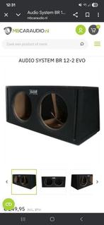 Subwoofer bekisting 2 x 12 inch gepoort, Auto diversen, Autospeakers, Ophalen, Zo goed als nieuw