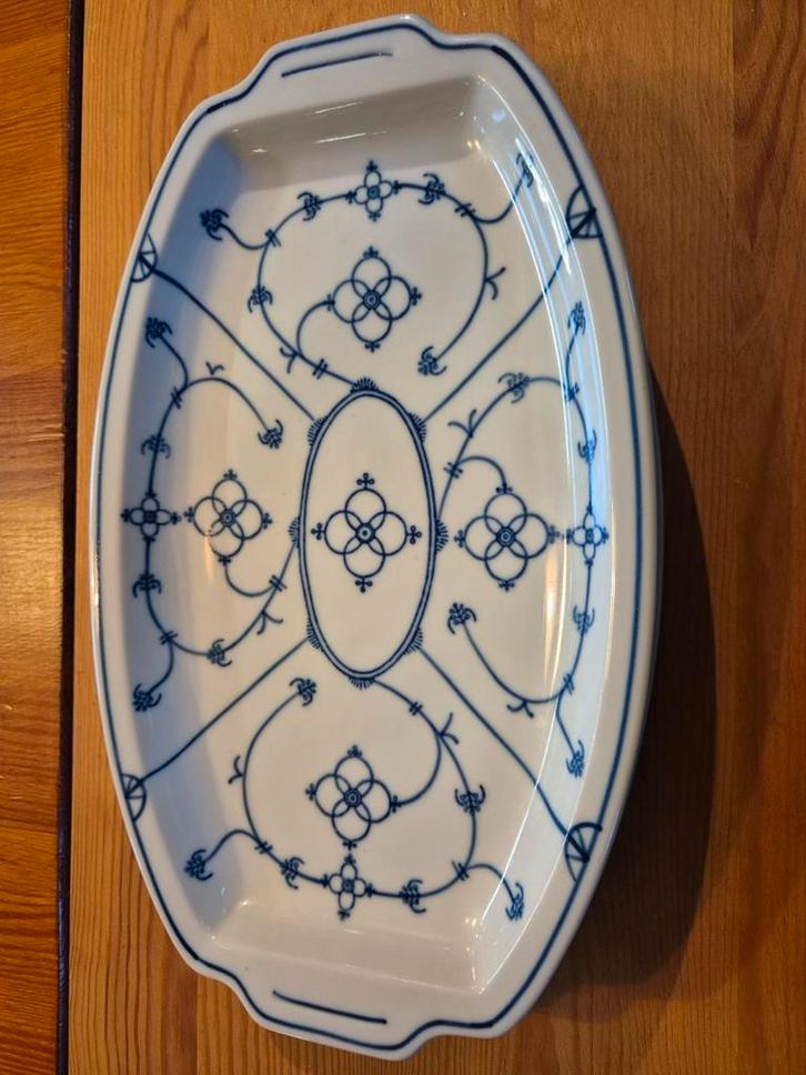 Jäger Blauw Schaal - Prachtige Staat!, Huis en Inrichting, Woonaccessoires | Schalen en Manden, Zo goed als nieuw, Schaal, Ovaal