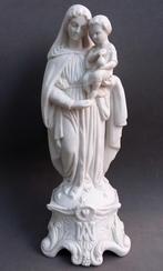Om 1850 - 1900 GROOT Madonna Maria met kindje Jezus Beeld