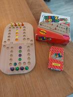 Duo houten keezbord voor 2 personen, Hobby en Vrije tijd, Gezelschapsspellen | Bordspellen, Ophalen of Verzenden, Zo goed als nieuw