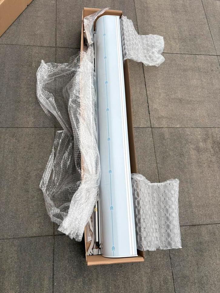 RAL9016 rolluik met geïntegreerde hor, Doe-het-zelf en Verbouw, Rolluiken, Nieuw, Minder dan 100 cm, 100 tot 150 cm, Wit, Ophalen of Verzenden