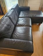 Gratis ophalen Nette leren 3 zits bank, Huis en Inrichting, Gebruikt, Driepersoons, Ophalen of Verzenden, 200 tot 250 cm