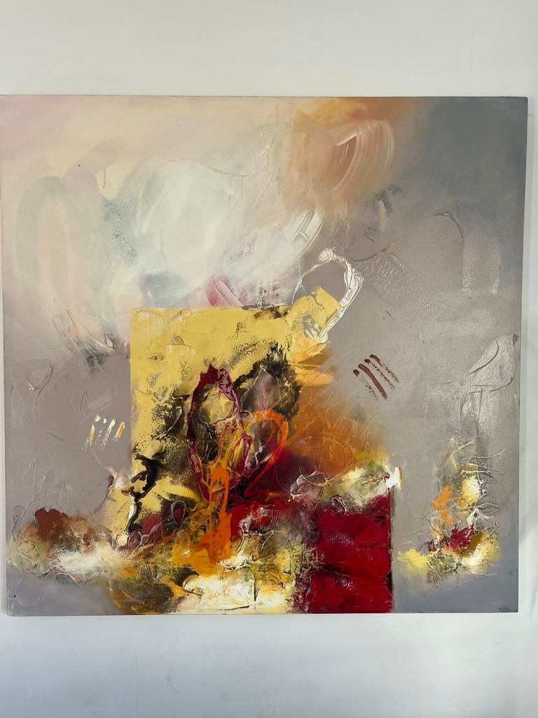 William Malucu passionate life 130x130, Antiek en Kunst, Kunst | Schilderijen | Abstract, Ophalen