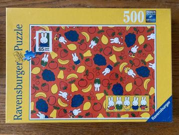 Ravensburger puzzel Fruitig Nijntje 65 jr - 500 pcs - nieuw beschikbaar voor biedingen