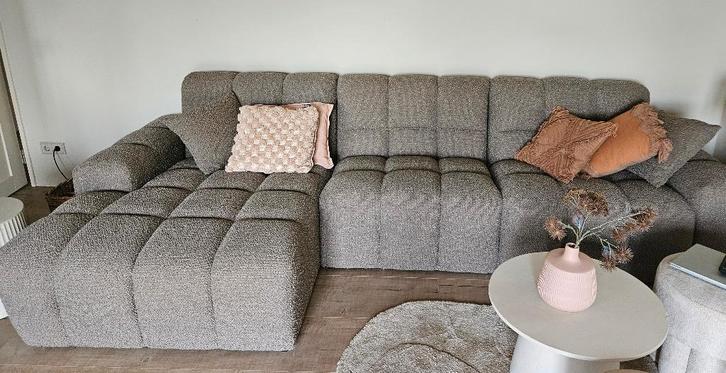 bank Goossens, 4 maanden in huis + garantie!, Huis en Inrichting, Banken | Bankstellen, Zo goed als nieuw, Vierpersoons of meer