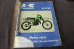 Kawasaki KLX250 1979 owner's service manual LX250-A1, Motoren, Ophalen of Verzenden, Kawasaki