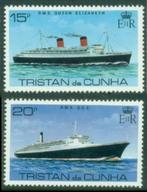 Tristan da Cunha 1979, QEII - Schip,  postfris/plakspoor., Postzegels en Munten, Postzegels | Thematische zegels, Koningshuis