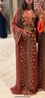 Rode kaftan + riem maat XS, Overige typen, Arabic Dress, Ophalen of Verzenden, Zo goed als nieuw