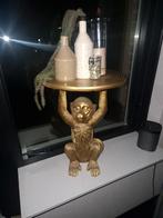 Apen bijzettafel - Gouden accent, Minder dan 55 cm, Rond, Nieuw, Ophalen of Verzenden