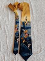 Disney Stropdas Mickey Mouse & Goofy - Disneyland Parijs, Overige kleuren, Ophalen of Verzenden, Zo goed als nieuw, Met patroon