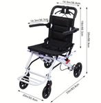 Rolstoel (nieuw in doos en gratis verzending) rollator, Verzenden, Nieuw, Duwrolstoel