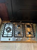 Bauknecht 90cm Gaskookplaat met Wokbrander - Goede Staat, Gebruikt, Ophalen of Verzenden, Inbouw, Gas