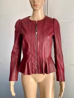 H802 Echt-schapen-leren jasje maat XS/S=34/36 blazer colbert, Mango, Ophalen of Verzenden, Zo goed als nieuw, Jasje