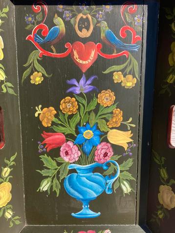 Prachtig Hindeloopen dienblad handgeschilderd beschikbaar voor biedingen