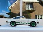 1:18 Porsche 911 Carrera RS wit-groen 1973 Autoart 78031, Hobby en Vrije tijd, Modelauto's | 1:18, Auto, Autoart, Nieuw, Ophalen of Verzenden