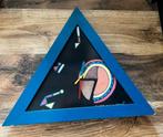 Jaren '90 Abstract MAZZOT Wandklok Postmodern Grafisch, Antiek en Kunst, Ophalen of Verzenden