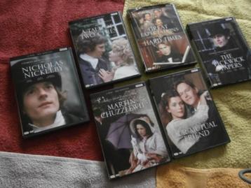 6 DVD's - "Charles Dickens - BBC reeks". beschikbaar voor biedingen