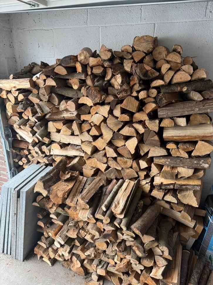 Droog haardhout – 1,8 m³ gestapeld – gemengd (Venlo), Tuin en Terras, Haardhout, Minder dan 3 m³, Ophalen