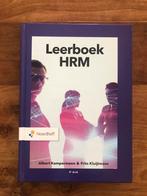 Leerboek HRM van Frits Kluijtmans (hard cover) 4e druk, Ophalen of Verzenden, Zo goed als nieuw, HBO, Albert Kampermann en Frits Kluijtmans