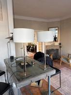 Stijlvolle staande lampen met kap, Huis en Inrichting, Lampen | Vloerlampen, Ophalen, Zo goed als nieuw, Minder dan 100 cm, Metaal