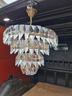 Vintage kinkeldey kristallen kroonluchter in gebruikte staat, Huis en Inrichting, Lampen | Kroonluchters, Ophalen of Verzenden