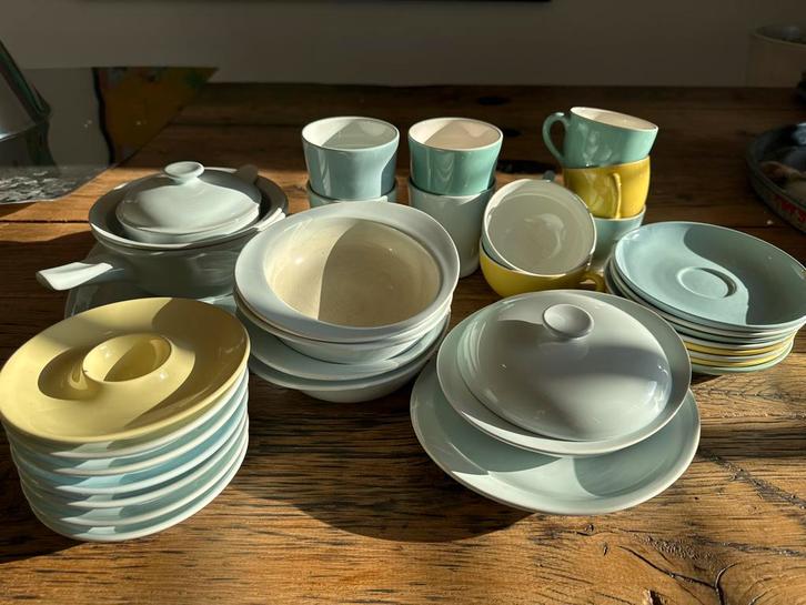 Fris Edam Servies - Vintage Aardewerk, Huis en Inrichting, Keuken | Servies, Gebruikt, Overige typen, Overige stijlen, Aardewerk