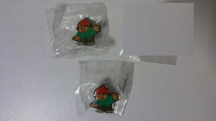 Mainzelmannchen Duits reclame pin strip tekenfilm, Verzamelen, Speldjes, Pins en Buttons, Zo goed als nieuw, Ophalen of Verzenden