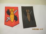 2 emblemen commando Munitie, Verzamelen, Militaria | Algemeen, Verzenden, Landmacht, Nederland, Embleem of Badge