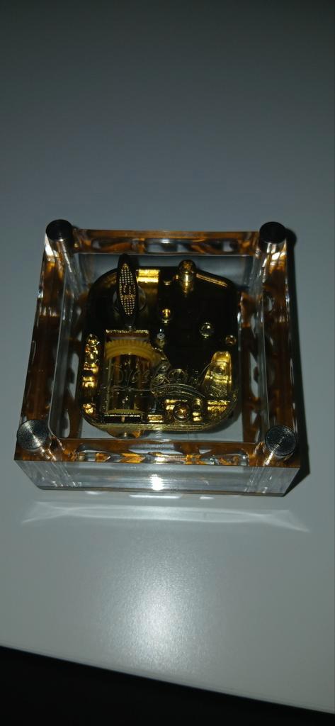 Luxe Gouden Antiek Muziekdoosje, Antiek en Kunst, Antiek | Woonaccessoires, Ophalen of Verzenden