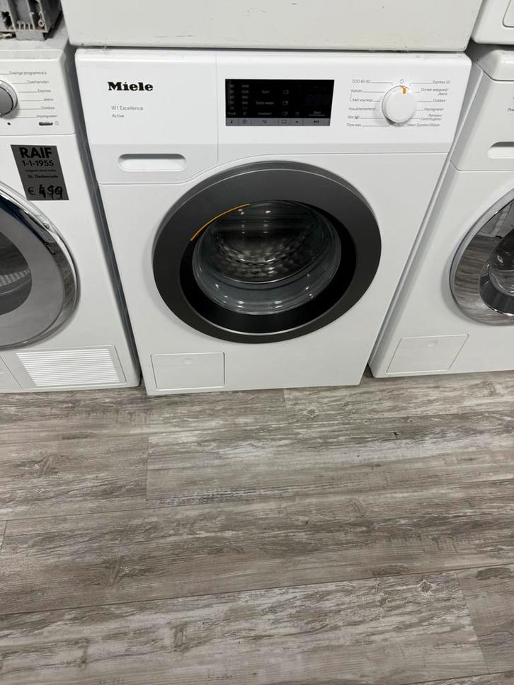 W1 Miele wasmachine 7kg 1400 toeren  gebruikt, Witgoed en Apparatuur, Wasmachines, Gebruikt, Voorlader, 6 tot 8 kg, 85 tot 90 cm
