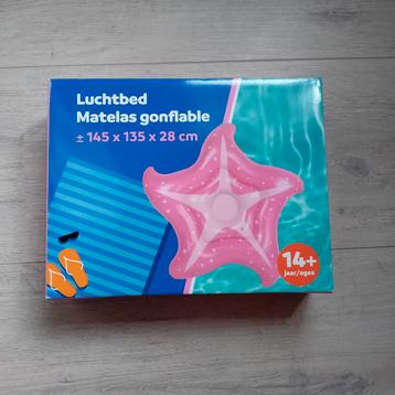 Luchtbed opblaas schelp 14+ 145x135x28cm  beschikbaar voor biedingen
