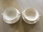 Wedgwood Edme 2 soepkommen en onderschotel, Ophalen of Verzenden
