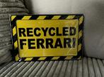 Recycled Ferrari , metalen giftcard, Nieuw, Ophalen of Verzenden, Pand50, Info@pand50.nl