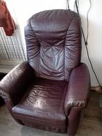 Leren Relaxstoel - Comfortabel & Stijlvol, Huis en Inrichting, Fauteuils, Gebruikt, Ophalen of Verzenden, 75 tot 100 cm, Modern