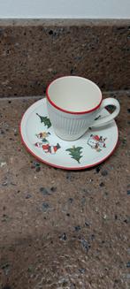 Wedgwood Windsor Christmas Kop en Schotel (6 stuks), Ophalen of Verzenden