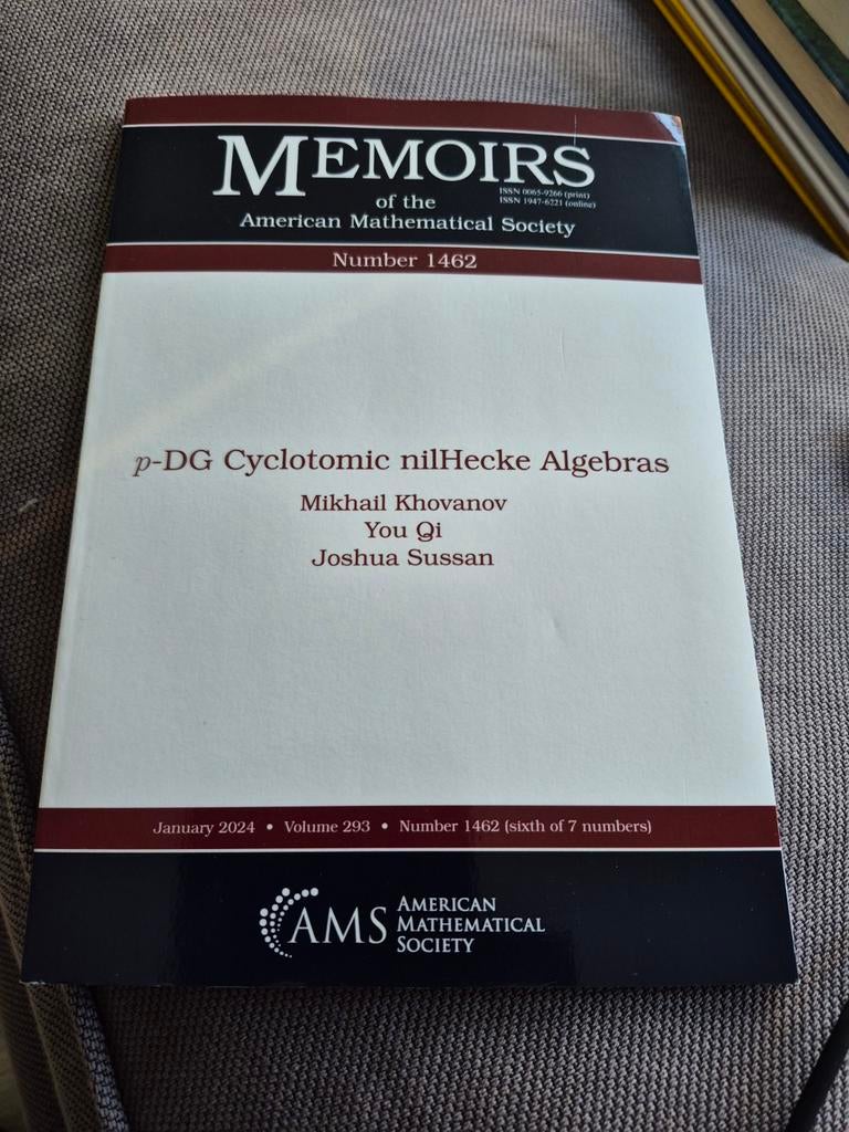 Wiskundeboek Memoirs of the American Mathematical Society, Ophalen of Verzenden, Alpha, Gelezen, WO