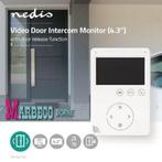 Deur videobewaking 4,3" kleurenscherm, Ontgrendelfunctie wit, Overige merken, Nedis, Nieuw, Info@marbeco.nl