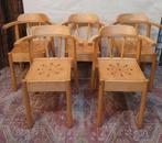 5 vintage chairs wood Ikea / Lyder, Twee, Gebruikt, Ophalen