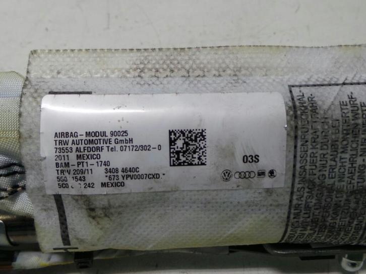 VOLKSWAGEN JETTA [R_AIR_BAG] 2011, Auto-onderdelen, Elektronica en Kabels, Gebruikt, ARN erkend, Stiba lid, Erkend duurzaam, Ophalen of Verzenden