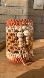 Omgehaakt potje - herfstkleuren, Overige materialen, Nieuw, Ophalen of Verzenden, Minder dan 25 cm