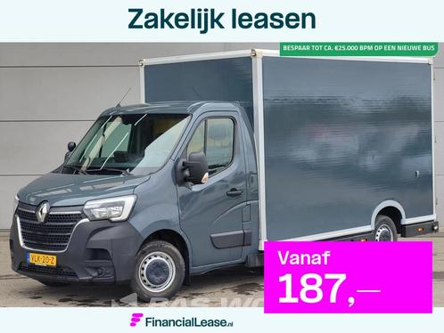 Renault Master 150PK Bakwagen Airco Cruise Luchtvering Meube, Auto's, Bestelauto's, Bedrijf, Lease, Financial lease, Achteruitrijcamera