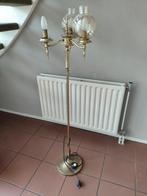 Ouderwetse staande lamp, Huis en Inrichting, Ophalen, Gebruikt, Glas, 100 tot 150 cm