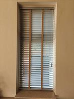 Aluminium Jaloezieën met zandkleur lint, Huis en Inrichting, Stoffering | Gordijnen en Lamellen, Ophalen of Verzenden, Zo goed als nieuw