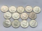 13 halve zilveren dollars Kennedy america, Postzegels en Munten, Munten | Amerika, Ophalen of Verzenden, Noord-Amerika, Zilver